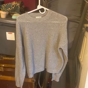 grey sweater